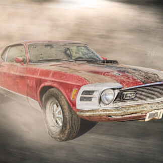 1970 Ford Mustang Mach 1 - Red & Rust