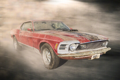 1970 Ford Mustang Mach 1 - Red & Rust